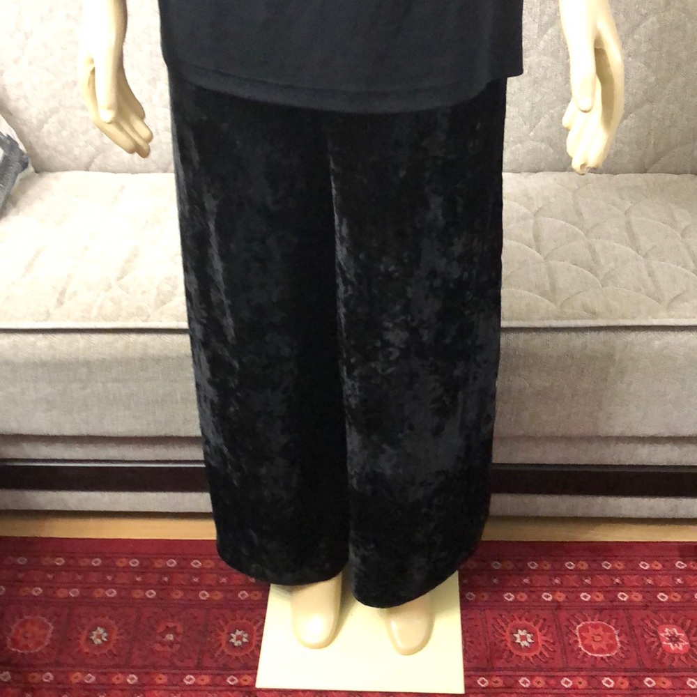 EFFECT VELOUR PANTS SKIRT SIZE M-L - Picture 2 of 5
